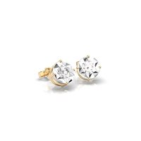 Orecchini Baroni Gioielli in Oro Diamante 0.08 Ct 4828B4-ORO GIALLO - 4828B4-ORO GIALLO